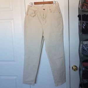 Cream High Rise 90's Slim Jeans